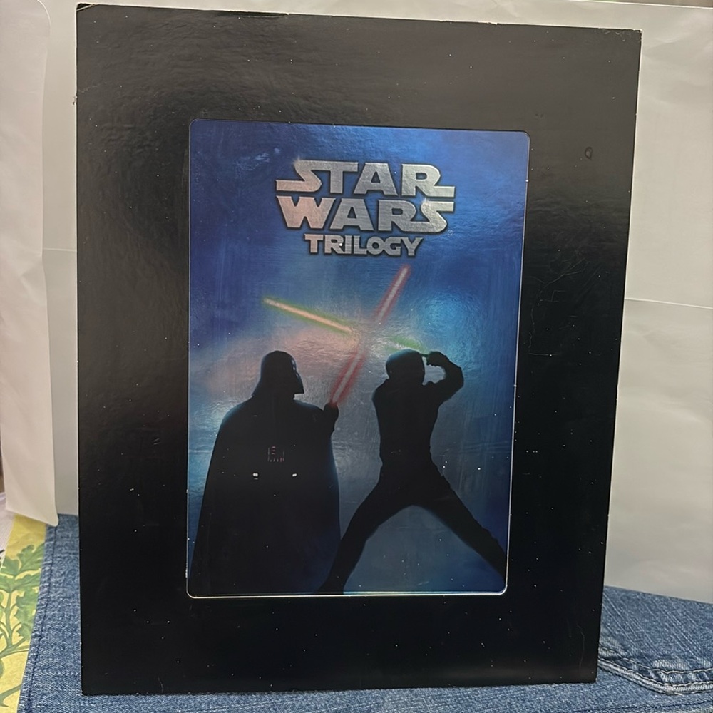 2002 Exclusive Limited Edition Star Wars Trilogy Lithograph Luke & Vader